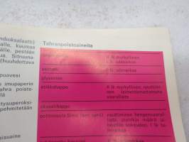 Uutta tekstiilitietoa - PMK Finncotton - ohjekirjanen / fabrics &amp; their care -guide