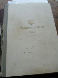 hammasväline oy  2 päiväkirjaa +kassakirja +vihko