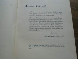 hammasväline oy  2 päiväkirjaa +kassakirja +vihko