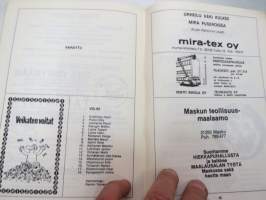 Turun Toverit TuTo II Divisioona 1979 -käsiohjelma / program, football
