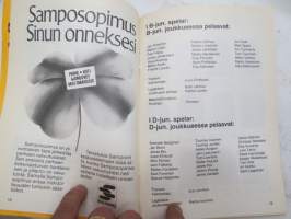 ÅIFK 1988 Fotboll - Jalkapallo II Divisioona 1988 -käsiohjelma / program, football