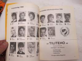 ÅIFK 1988 Fotboll - Jalkapallo II Divisioona 1988 -käsiohjelma / program, football