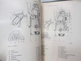 Hanomag Henschel - Ottomoottorin A60-16 EC korjaamokäsikirja / Reparationshandbok för förgasarmotorn / Reparationshandbog for motoren