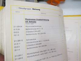 Tempo Rapid Ersatzteil-Katalog Ab Fahrgestell Nr. 700 001- -varaosaluettelo / parts catalogue