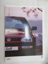 Volkswagen Golf 1996 -myyntiesite / brochure