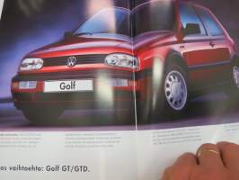 Volkswagen Golf 1996 -myyntiesite / brochure