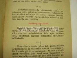 Mäntsälän kunnan Vaivaishoidon ohjesääntö