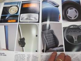 Volkswagen Polo 1987 -myyntiesite / brochure