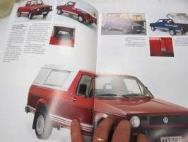 Volkswagen Golf Caddy 1987 -myyntiesite / brochure