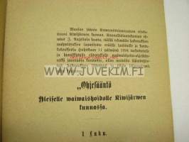 Ohjesääntö Yleiselle Waiwaishoidolle Kivijärwen (Kivijärvi) kunnassa 1894