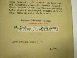 Ohjesääntö Yleiselle Waiwaishoidolle Kivijärwen (Kivijärvi) kunnassa 1894
