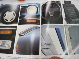 Volkswagen Polo 1986 -myyntiesite / brochure