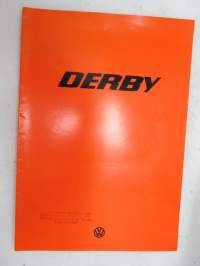 Volkswagen Derby 1978 -myyntiesite / brochure