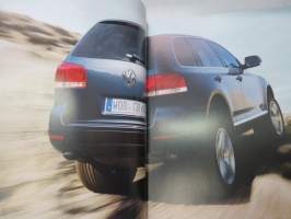 Volkswagen Touareg 2003 -myyntiesite / brochure