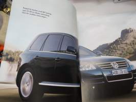 Volkswagen Touareg 2003 -myyntiesite / brochure