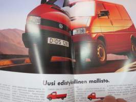 Volkswagen Transporter 1991 -myyntiesite / brochure