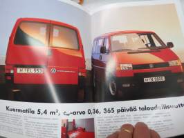 Volkswagen Transporter 1991 -myyntiesite / brochure