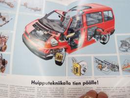 Volkswagen Transporter 1991 -myyntiesite / brochure