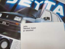 Volkswagen Jetta 1984 -myyntiesite / brochure