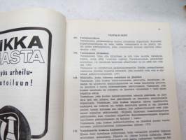 Autourheilun sääntökirja ja kilpailukalenteri 1965 -rules and calendar for car motor sports in Finland