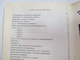 Autourheilun sääntökirja ja kilpailukalenteri 1965 -rules and calendar for car motor sports in Finland