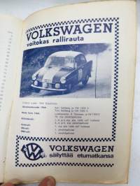 Autourheilun sääntökirja ja kilpailukalenteri 1965 -rules and calendar for car motor sports in Finland