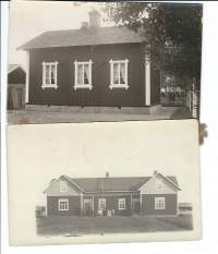 Rakennuksia 1920-luvulla - valokuva 9x13 cm 2 kpl
