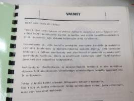 Valmet kurottaja  KTD 810 - käyttö ja huolto / operator´s manual