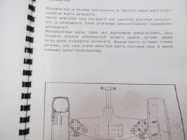 Valmet kurottaja  KTD 810 - käyttö ja huolto / operator´s manual