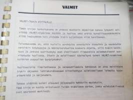 Valmet kurottaja  KTD 1510 - käyttö ja huolto / operator´s manual