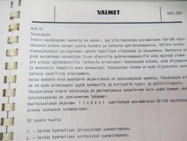 Valmet kurottaja  KTD 1510 - käyttö ja huolto / operator´s manual