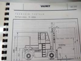 Valmet haarukkatrukki TD10006A - käyttö ja huolto / operator´s manual