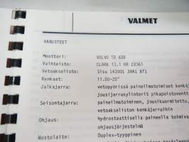 Valmet haarukkatrukki TD10006A - käyttö ja huolto / operator´s manual
