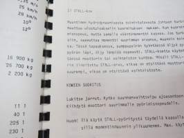 Valmet haarukkatrukki TD10006A - käyttö ja huolto / operator´s manual