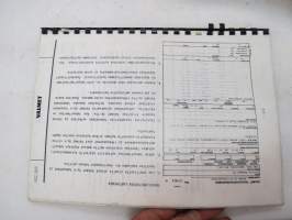 Valmet haarukkatrukki TD10006A - käyttö ja huolto / operator´s manual