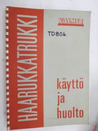 Valmet haarukkatrukki TD806 - käyttö ja huolto / operator´s manual