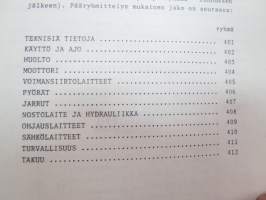 Valmet haarukkatrukki TD1006 - käyttö ja huolto / operator´s manual