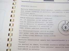 Valmet haarukkatrukki TD1006 - käyttö ja huolto / operator´s manual