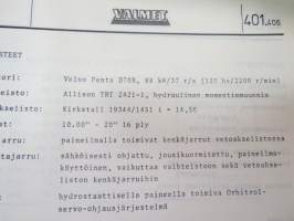 Valmet haarukkatrukki TD1006 - käyttö ja huolto / operator´s manual