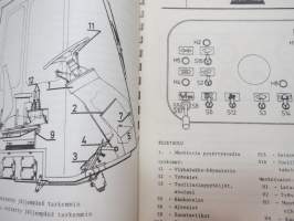 Valmet haarukkatrukki TD1258 - käyttö ja huolto / operator´s manual in finnish