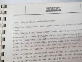 Valmet haarukkatrukki TD1258 - käyttö ja huolto / operator´s manual in finnish