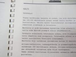 Valmet haarukkatrukki TD1258 - käyttö ja huolto / forklift operator´s manual in finnish