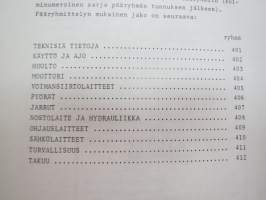 Valmet haarukkatrukki TD1610 - käyttö ja huolto / forklift operator´s manual in finnish