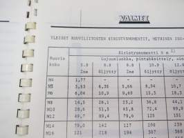 Valmet haarukkatrukki TD1610 - käyttö ja huolto / forklift operator´s manual in finnish