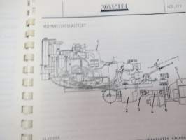 Valmet haarukkatrukki TD1610 - käyttö ja huolto / forklift operator´s manual in finnish