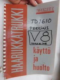 Valmet haarukkatrukki TD1610 - käyttö ja huolto / forklift operator´s manual in finnish