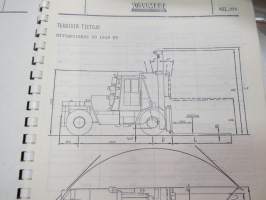 Valmet haarukkatrukki TD1610 - käyttö ja huolto / forklift operator´s manual in finnish