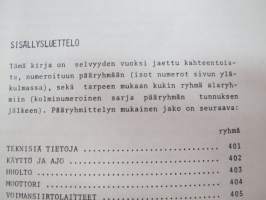 Valmet haarukkatrukki TD1610 - käyttö ja huolto / forklift operator´s manual in finnish