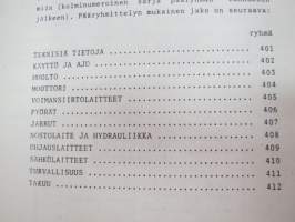Valmet haarukkatrukki TD1610 - käyttö ja huolto / forklift operator´s manual in finnish