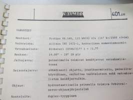 Valmet haarukkatrukki TD1610 - käyttö ja huolto / forklift operator´s manual in finnish
